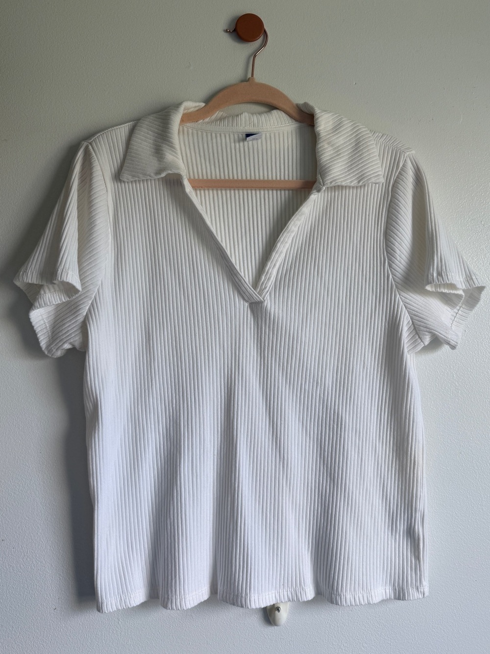 Old Navy XXL Cotton Blend Ribbed Polo Collar Tee